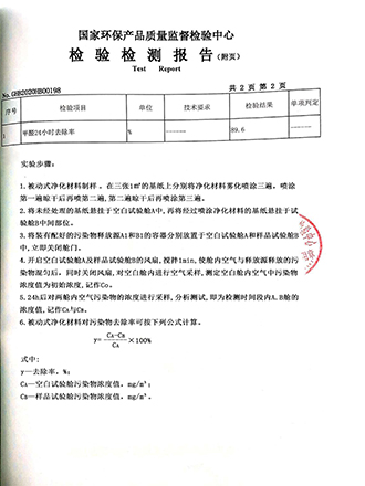 甲醛清除率检测报告03